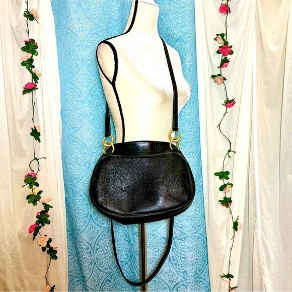 Vintage Guy Laroche Paris Leather Shoulder Bag - Picture 2 of 11